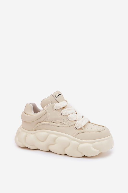 Buty Sportowe Model Goe RR2N4043 Beige - Step in style