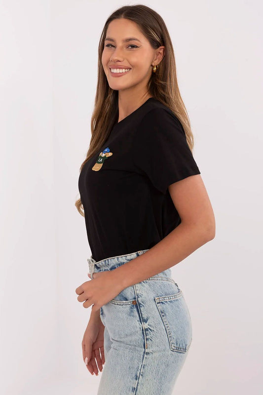 Tshirt Damski Model CLM-TS-1663.96 Black - Factory Price