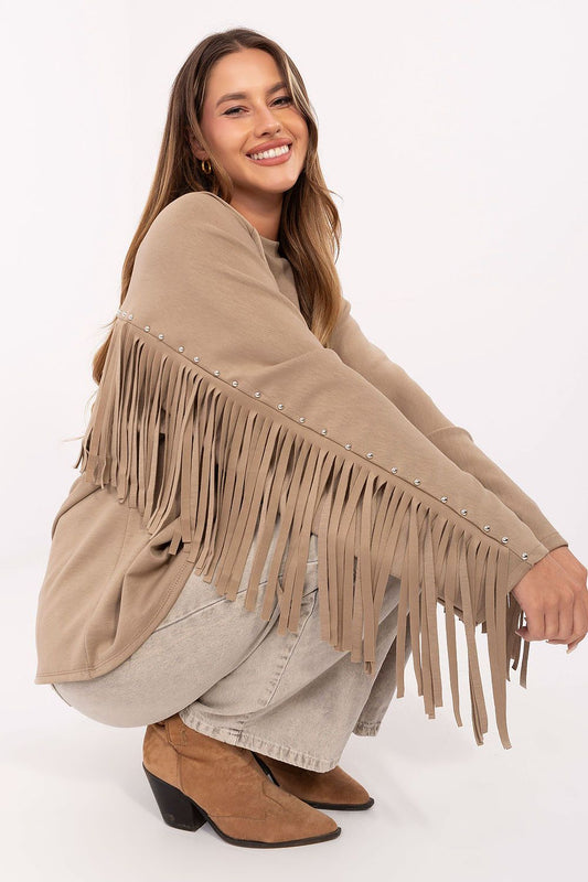 Bluza Damska Model IT-BZ-21695.10 Dark Beige - Factory Price