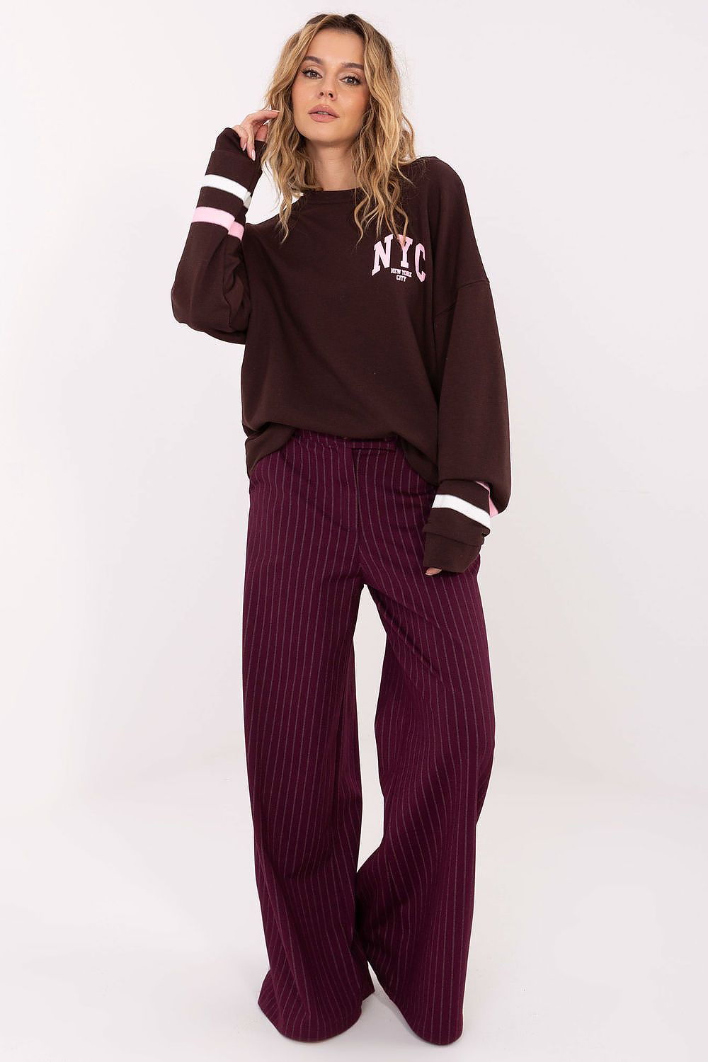Bluza Damska Model MJ-BL-H2496.27 Dark Brown - Factory Price