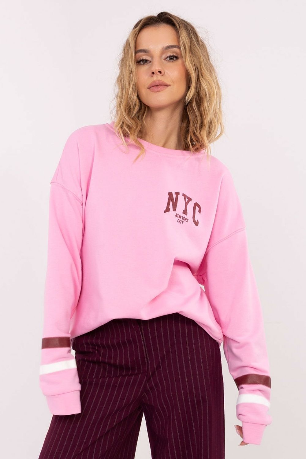 Bluza Damska Model MJ-BL-H2496.27 Light Pink - Factory Price