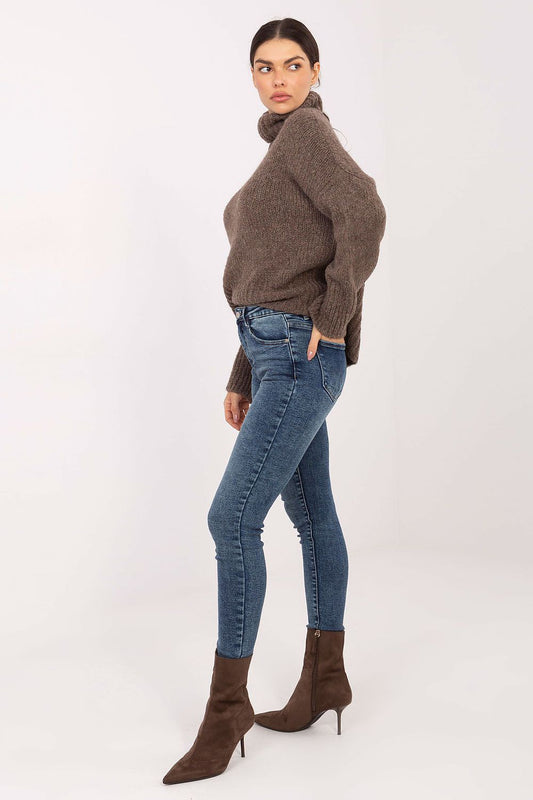 Spodnie Jeansy Damskie Model VM-SP-T5377-9.53 Dark Blue - Factory Price
