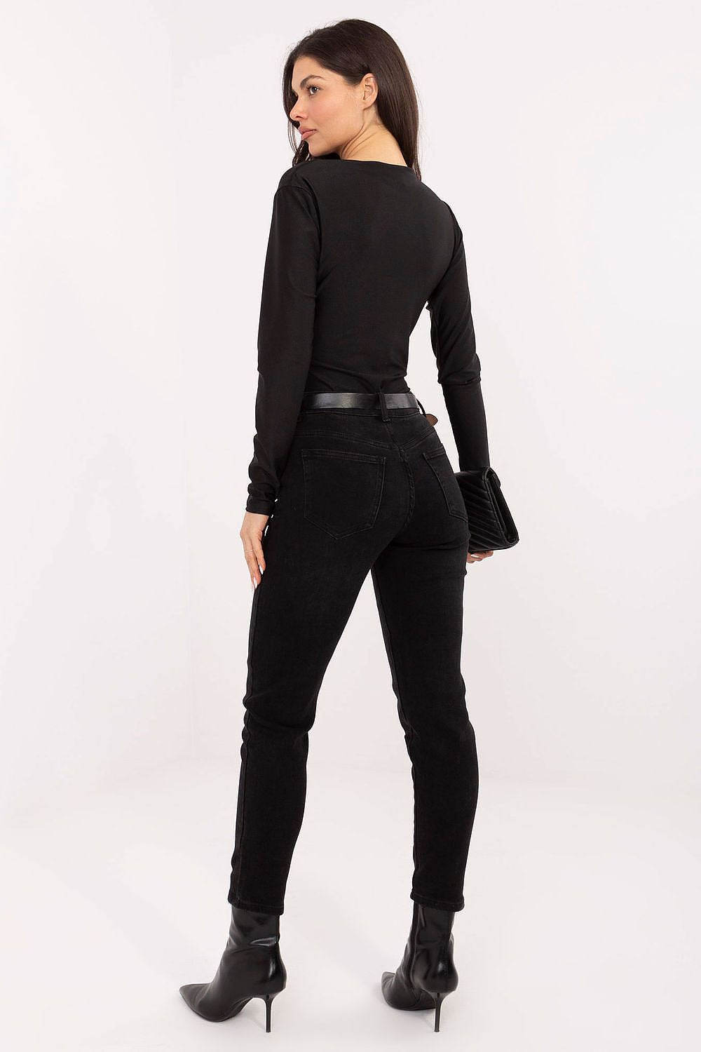 Spodnie Jeansy Damskie Model VM-SP-8803.59 Black - Factory Price