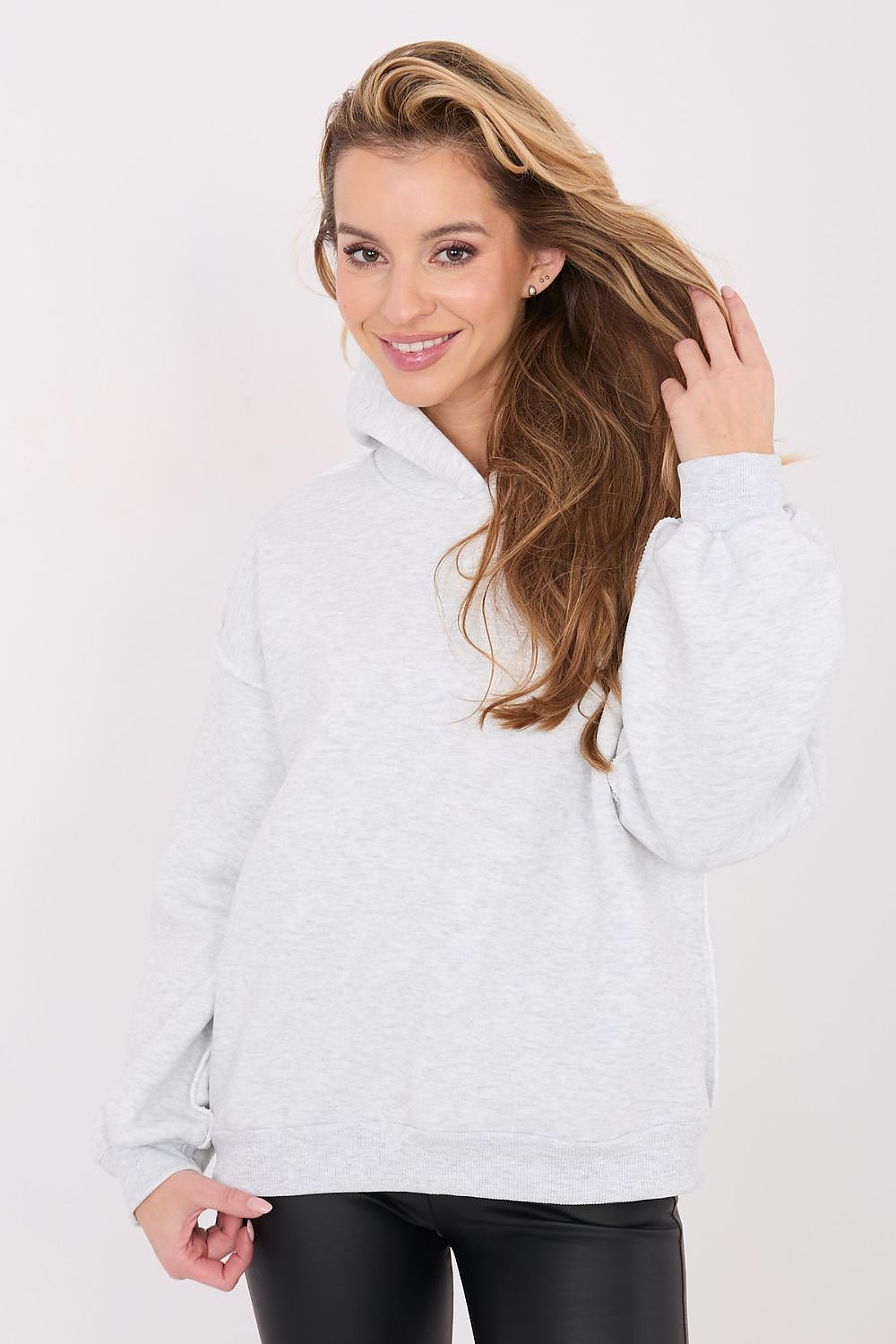 Bluza Damska Model WT-BL-A1457.45 Light Grey - Factory Price