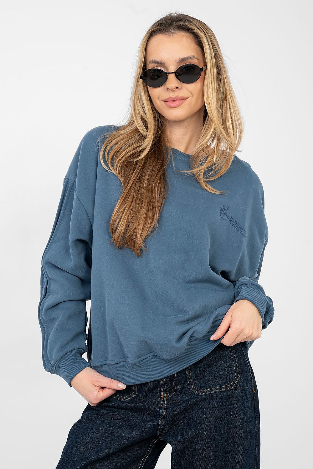 Bluza Damska Model NS-BL-NS2548.05 Dark Blue - Factory Price