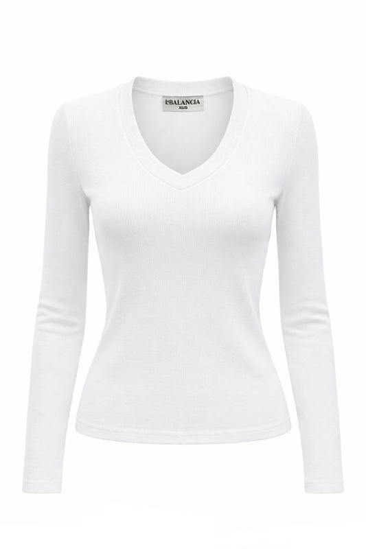 Bluzka Model Zuri 510511078 Ecru - LaBalancia