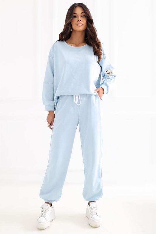 Spodnie Komplet Model RV-KMPL-A1279.82 Light Blue - Rue Paris