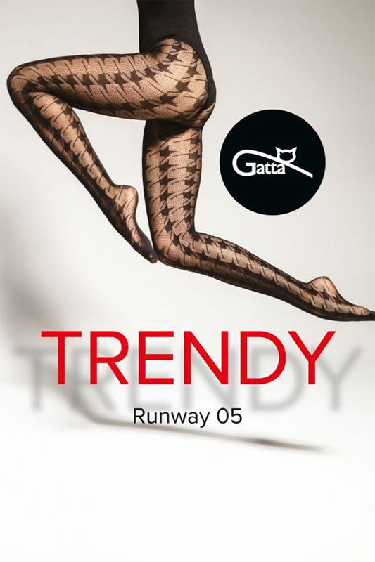   Rajstopy Model Runway 05 Nero Black - Gatta 