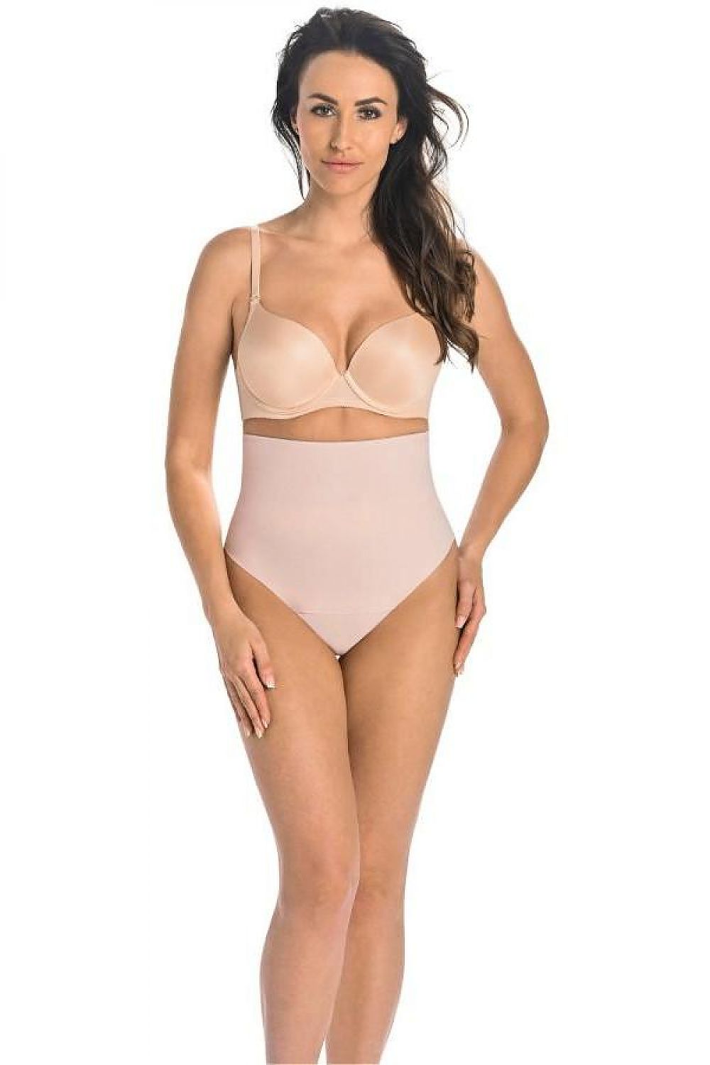   Stringi wyszczuplające Model Lizzy 7148 Beige - Teyli 
