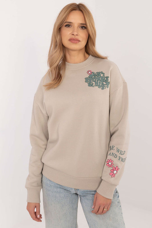   Bluza Damska Model D10600T02568G Beige - Sublevel 