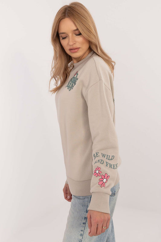   Bluza Damska Model D10600T02568G Beige - Sublevel 