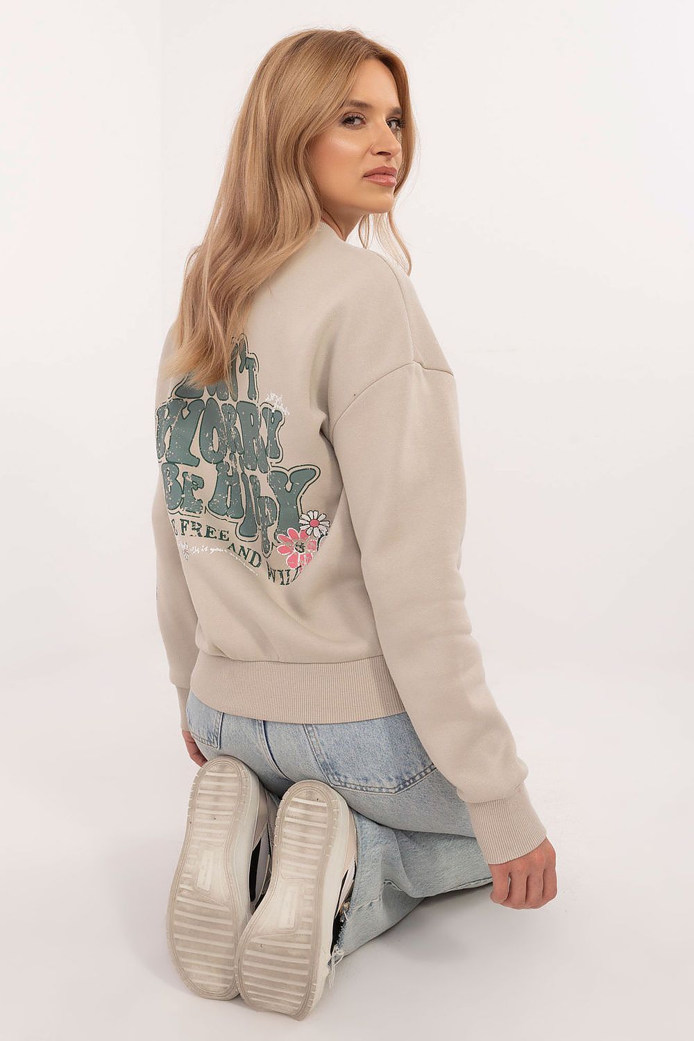   Bluza Damska Model D10600T02568G Beige - Sublevel 