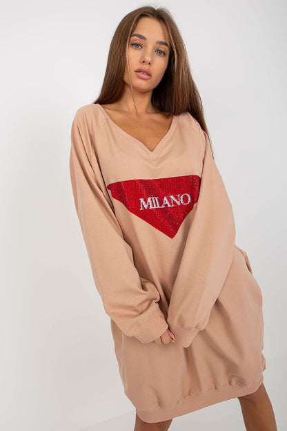   Bluza Damska Model VI-BL-3113.73P Dark Beige - Factory Price 