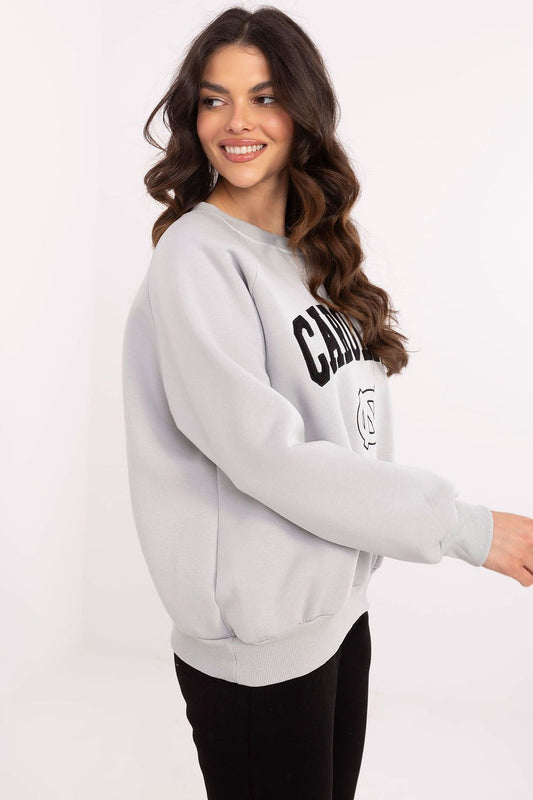   Bluza Damska Model EM-BL-857-1.92P Light Grey - Factory Price 
