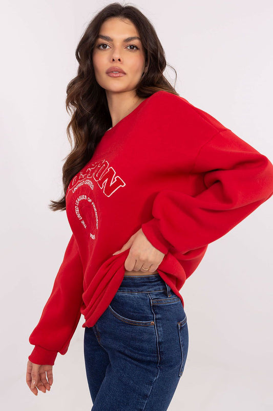   Bluza Damska Model EM-BL-617-15.55P Red - Factory Price 