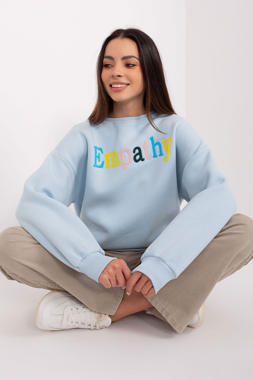   Bluza Damska Model EM-BL-617-12.04 Light Blue - Factory Price 