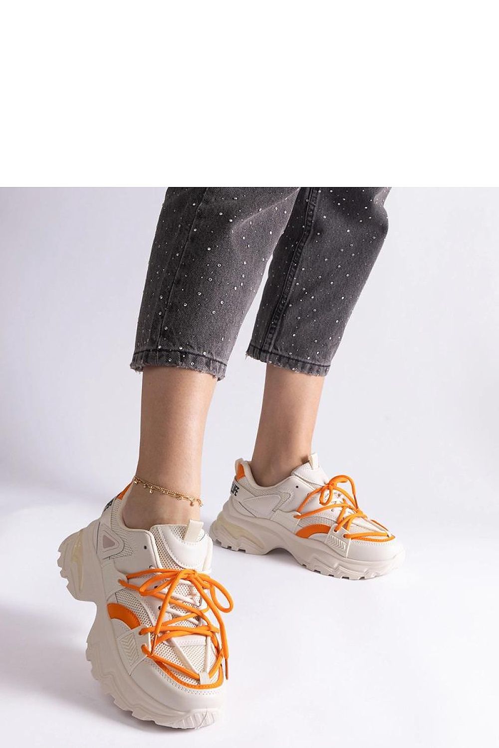   Beżowe sneakersy sportowe Sulamita - Solea 