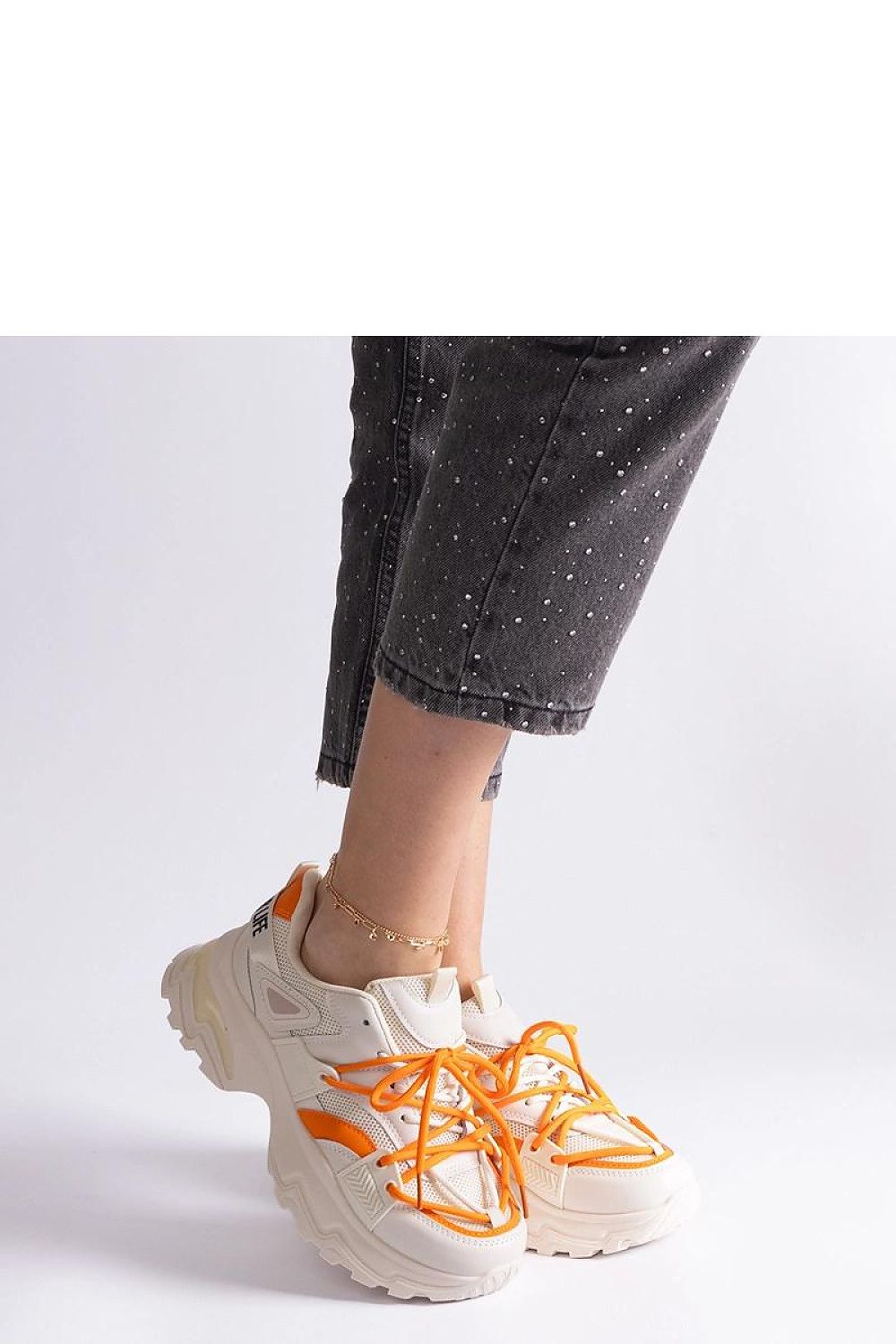   Beżowe sneakersy sportowe Sulamita - Solea 
