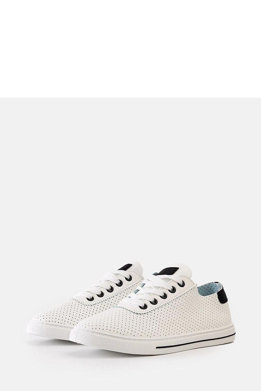  Białe perforowane sneakersy Ruala - Solea 