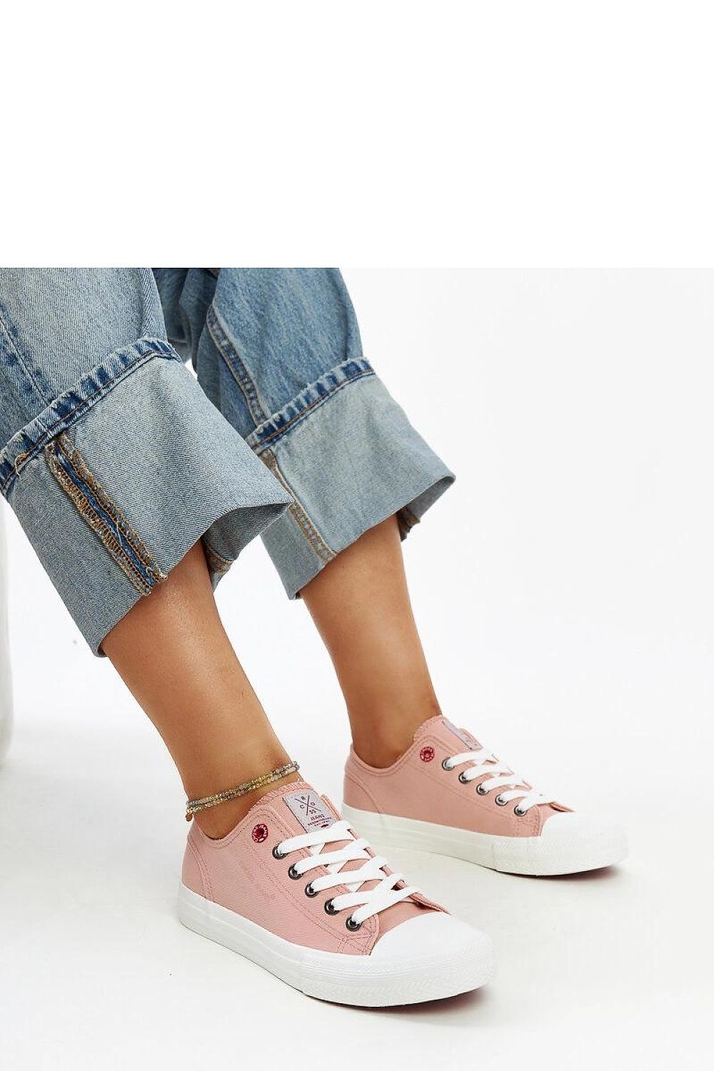  Różowe damskie trampki CROSS JEANS - Solea 