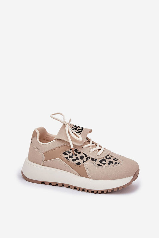   Buty Sportowe Model Pumbes 88220 Beige - Step in style 