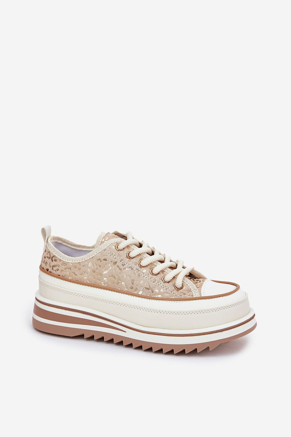   Trampki Model S.Barski BF51-101 Beige - Step in style 