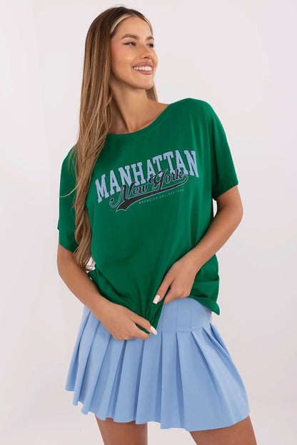   T-shirt Damski Model CLM-TS-0023.94 Green - Factory Price 