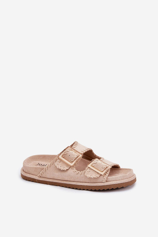  Sandał Klapki Model Visley G474 Beige - Step in style 