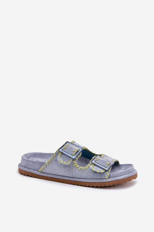  Sandał Klapki Model Visley G474 Blue - Step in style 