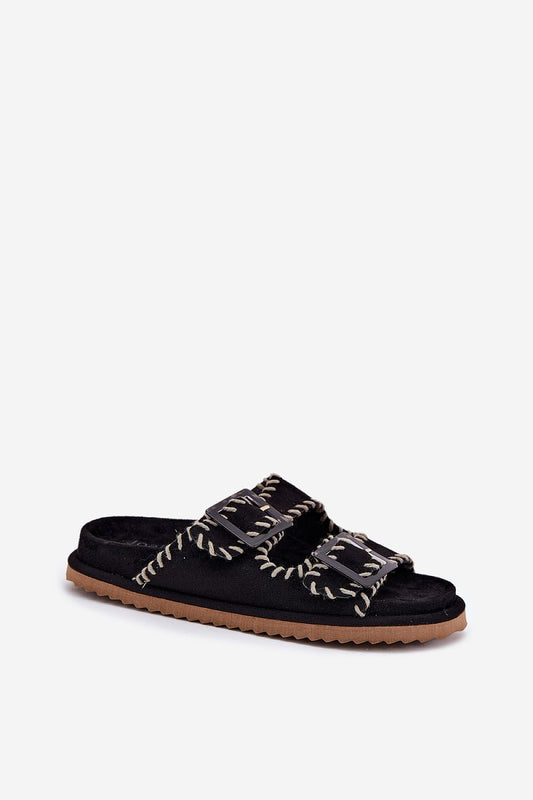  Sandał Klapki Model Visley G474 Black - Step in style 