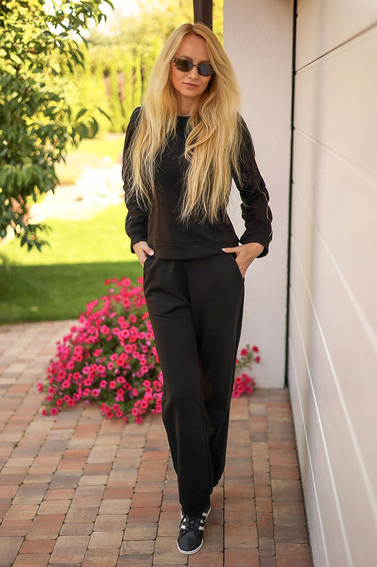  Spodnie Dres Model Maio Black - Mirale 
