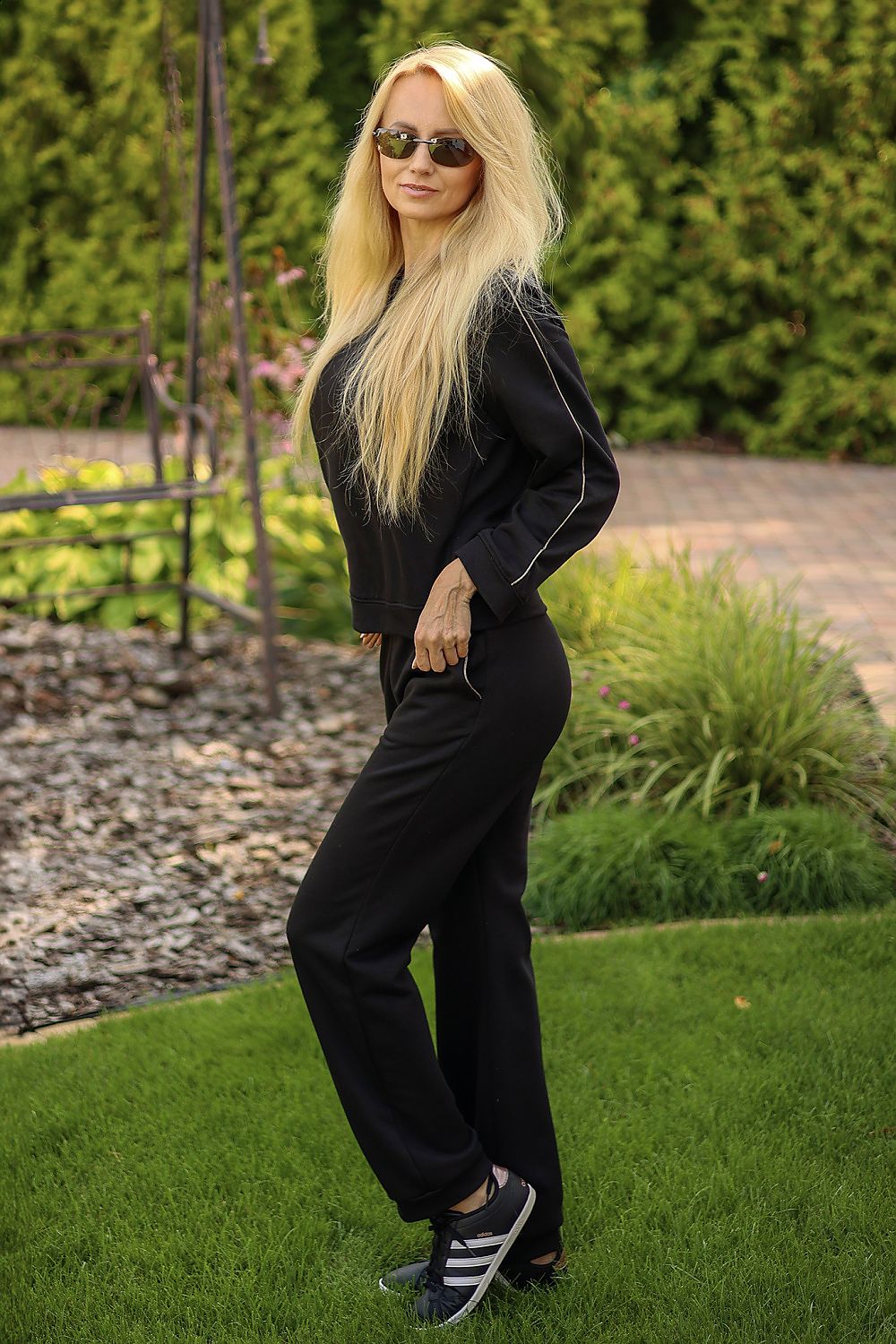 Spodnie Dres Model Maio Black - Mirale 