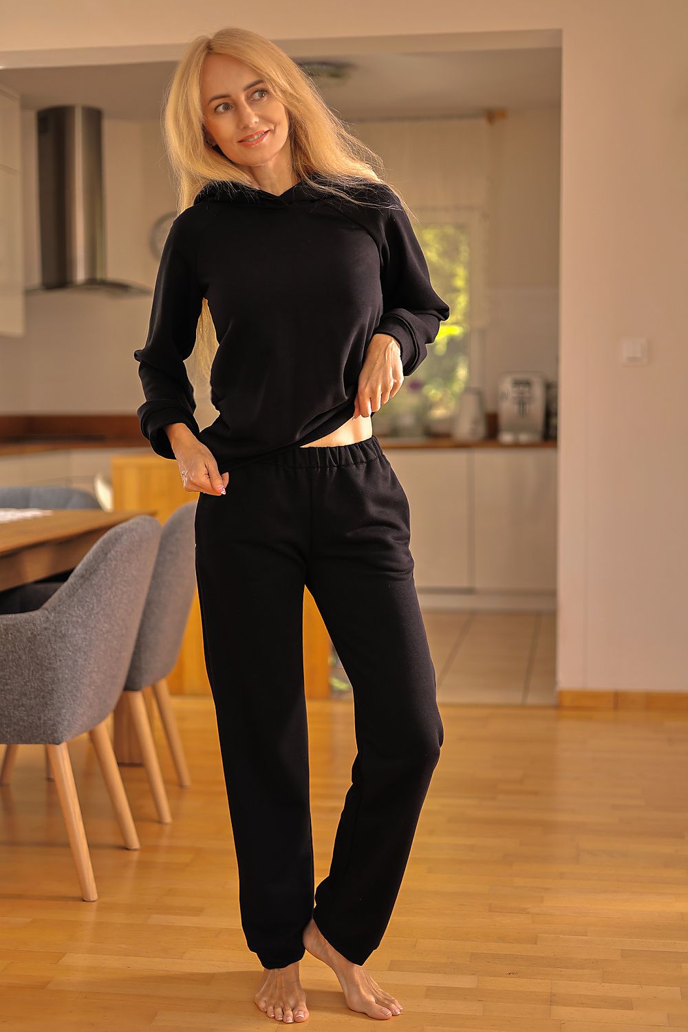 Spodnie Dres Model Brav Black - Mirale 