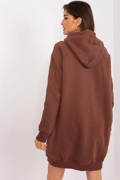   Bluza Damska Model EM-BL-704.99P Brown - Ex Moda 