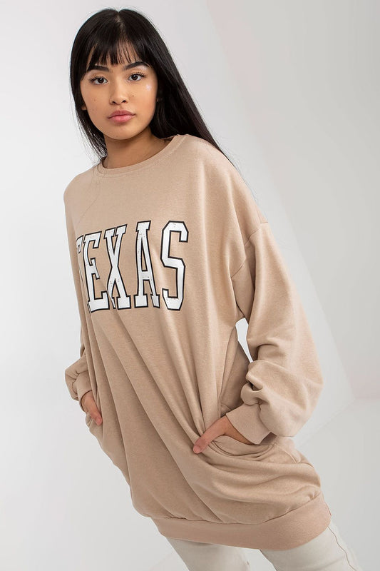   Bluza Damska Model EM-BL-U719.82P Beige - Ex Moda 