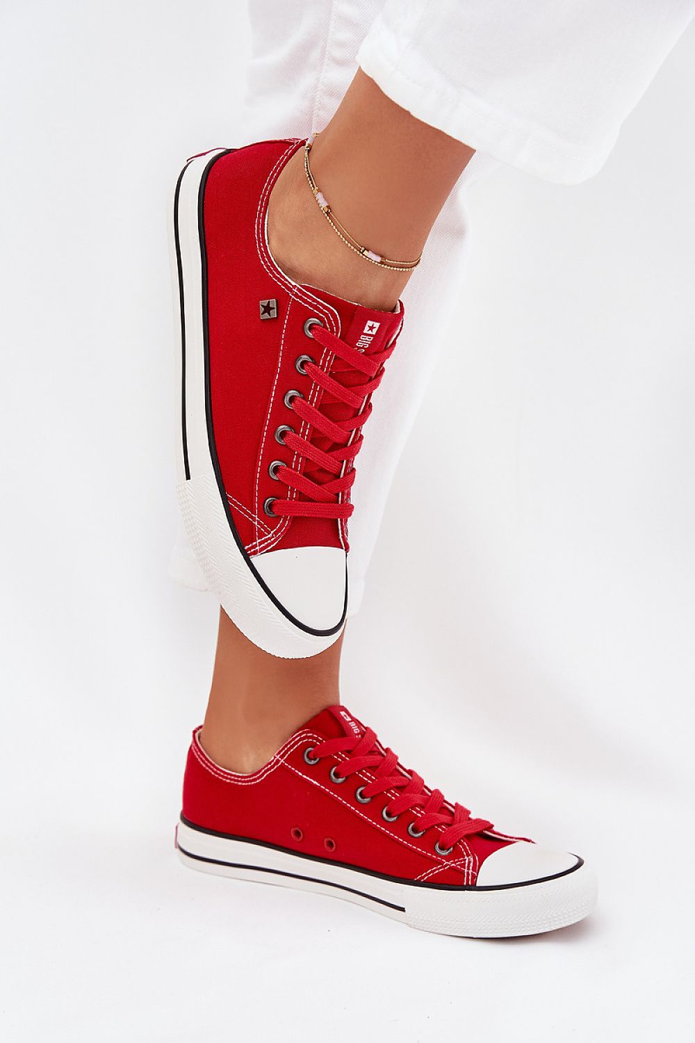   Trampki Model Big Star DD274A234 Red - Step in style 