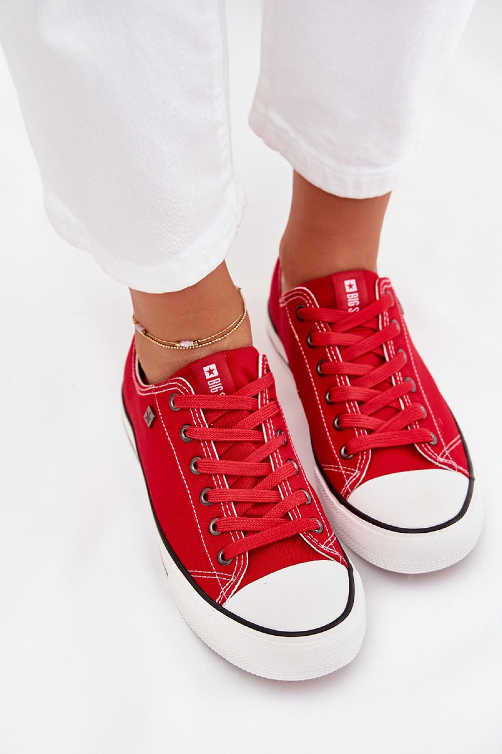   Trampki Model Big Star DD274A234 Red - Step in style 