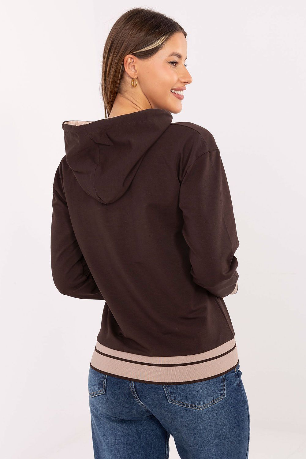   Bluza Damska Model RV-BL-A857.47 Dark Brown - Relevance 