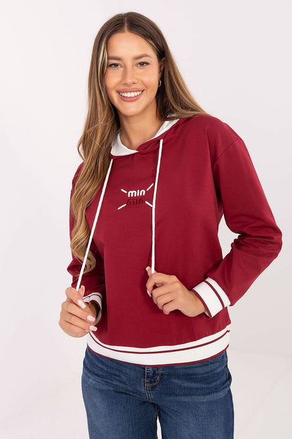   Bluza Damska Model RV-BL-A857.47 Bordo - Relevance 