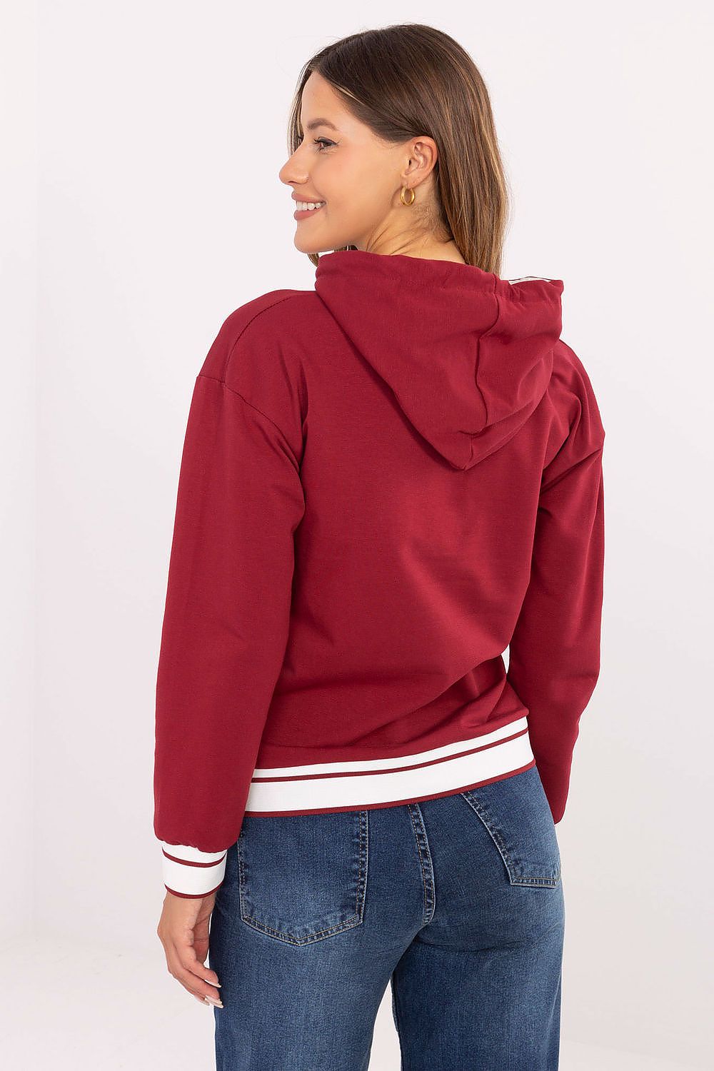   Bluza Damska Model RV-BL-A857.47 Bordo - Relevance 