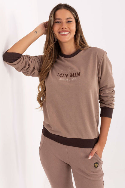   Bluza Damska Model RV-BZ-A875.56 Dark Beige - Relevance 
