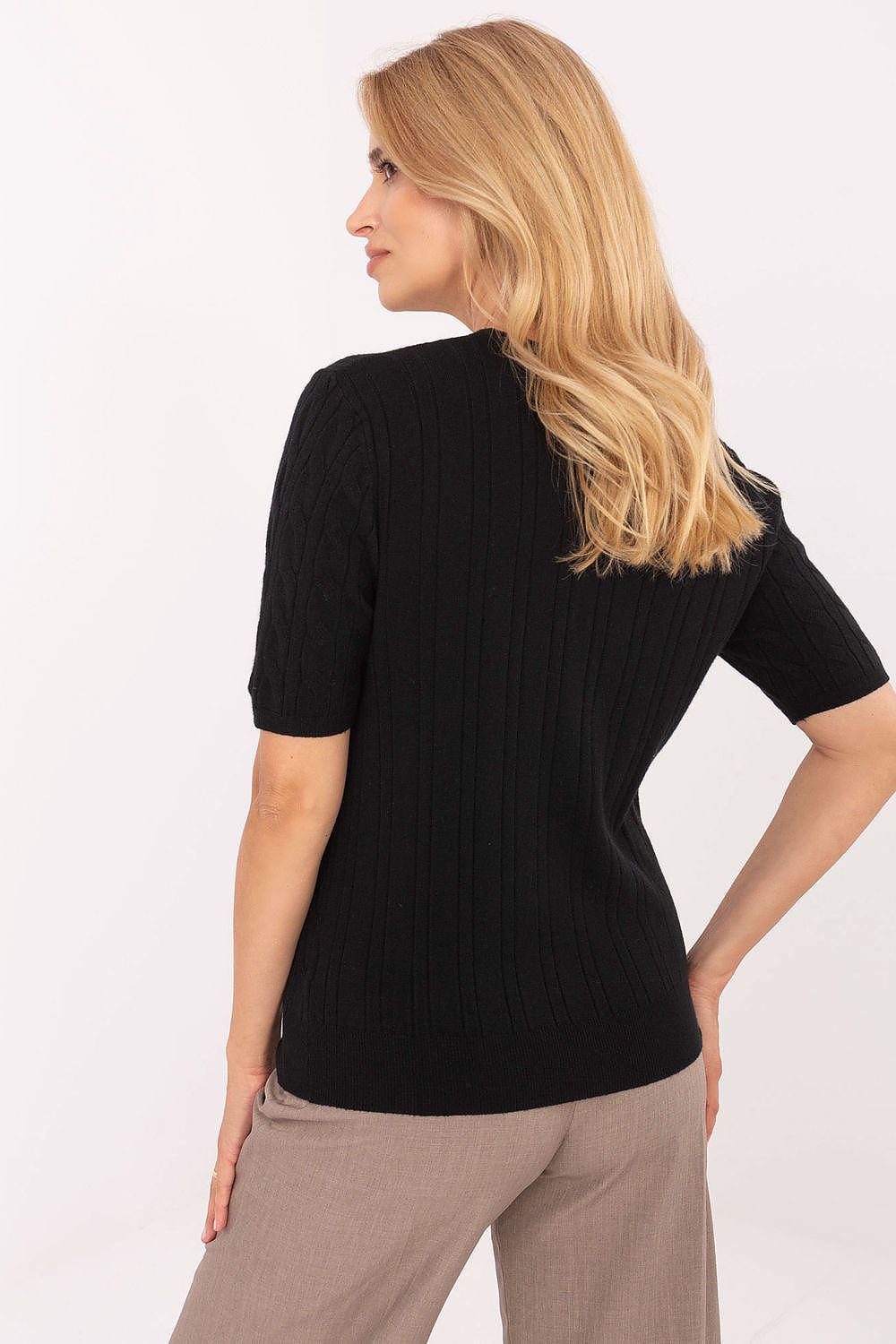   Sweter Damski Model PM-SW-B-615.18 Black - Factory Price 