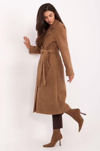   Płaszcz Damski Model IT-PL-96765.17P Camel - Factory Price 