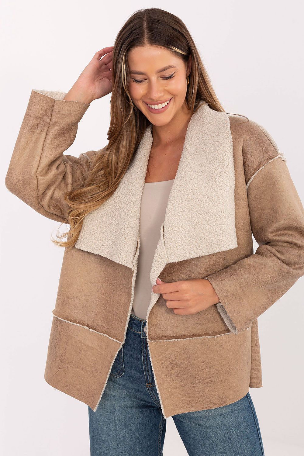   Kurtka Damska Model IT-KR-95616.66 Beige - Factory Price 