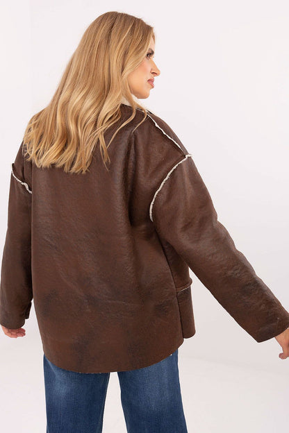   Kurtka Damska Model IT-KR-95616.66 Brown - Factory Price 