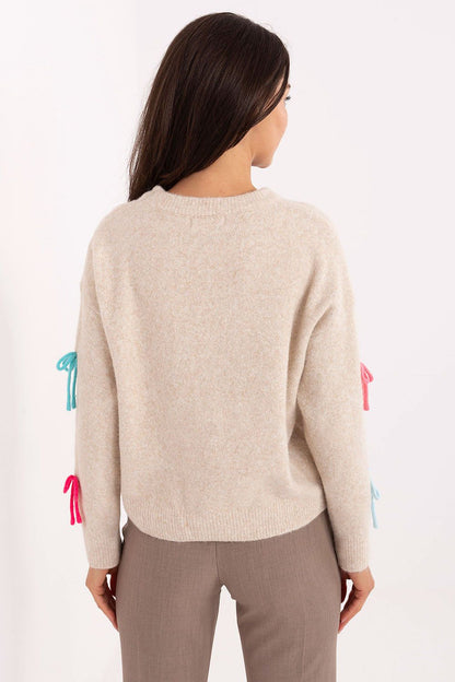   Sweter Damski Model PM-SW-SC82.41 Light Beige - Factory Price 