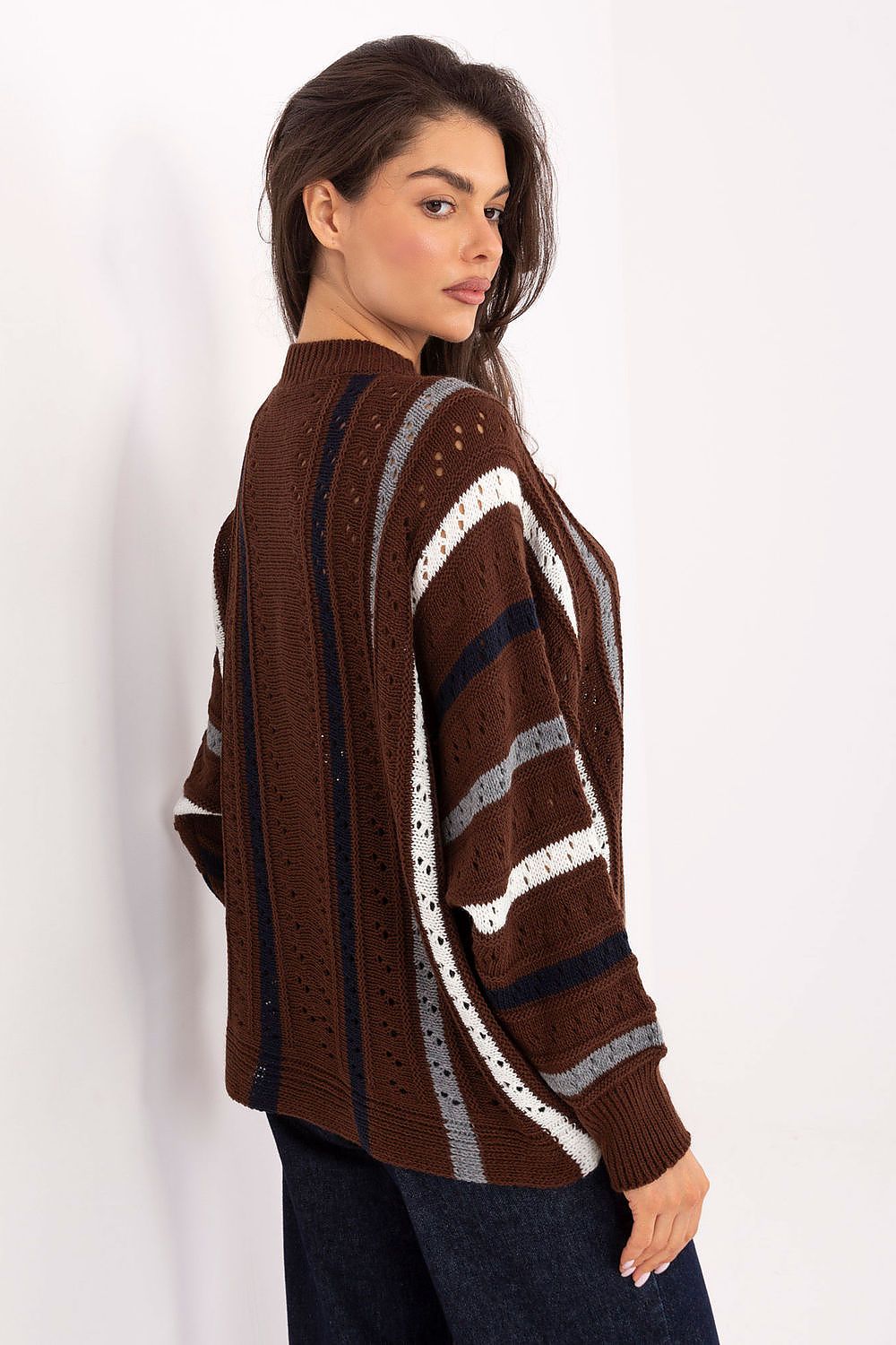   Sweter Damski Model IT-SW-93115.13 Brown - Factory Price 