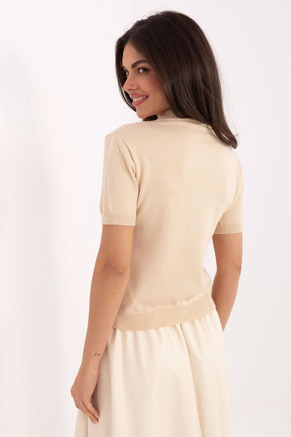   Sweter Damski Model IT-SW-93007.26 Beige - Factory Price 