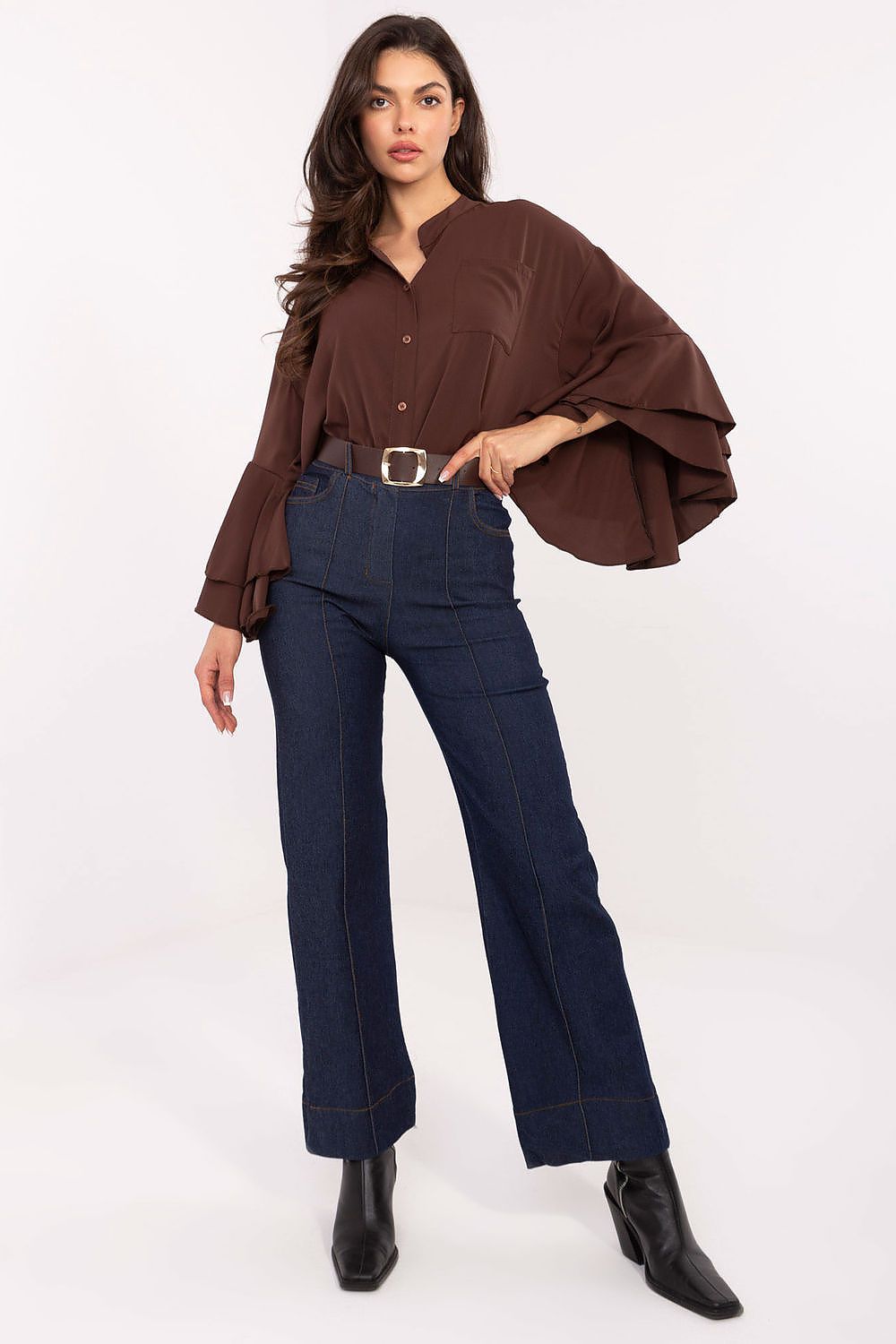  Spodnie Jeansy Damskie Model IT-SP-96758.84 Navy - Factory Price 