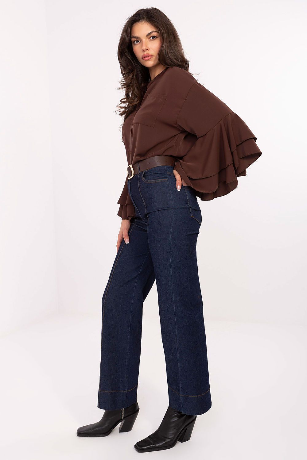  Spodnie Jeansy Damskie Model IT-SP-96758.84 Navy - Factory Price 